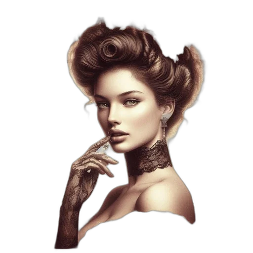 hair, jewelry, crown, face transparent PNG cut-out
