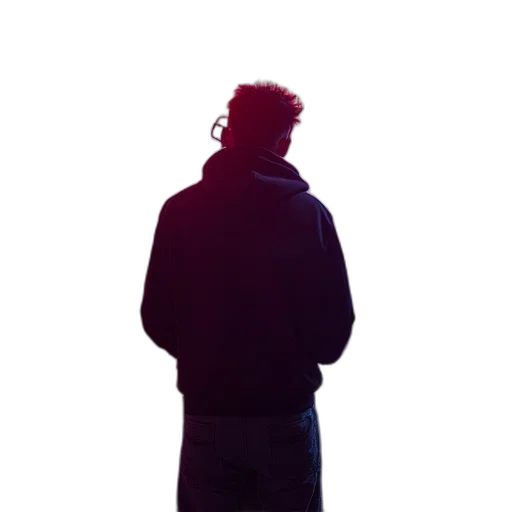 jacket, staff, face, robot transparent PNG cut-out