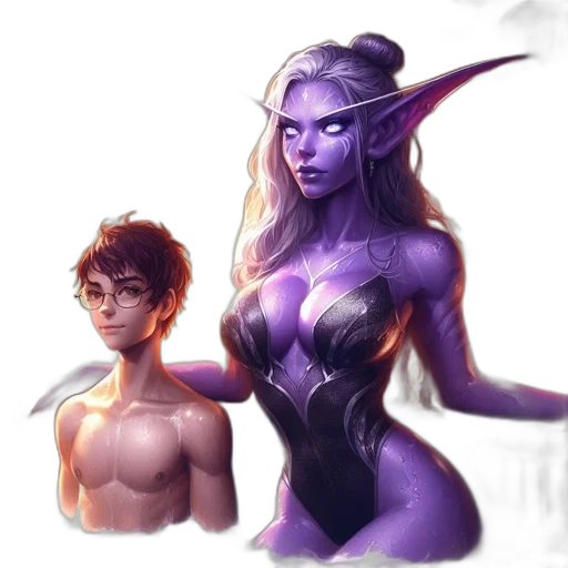 fantasy art, concept art, pixel art, comic book art transparent PNG cut-out