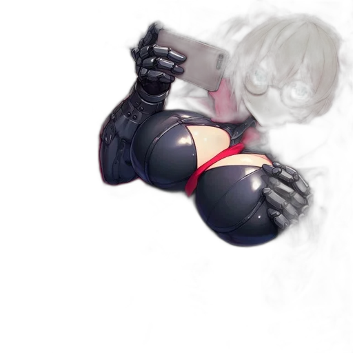 weapon, robot, mask, staff transparent PNG cut-out