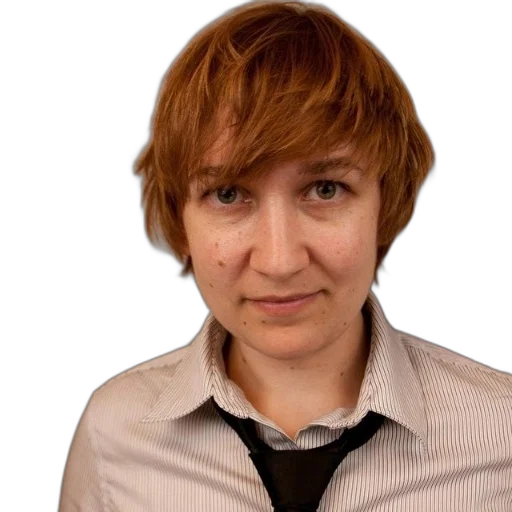 staff, face, jacket, hair transparent PNG cut-out
