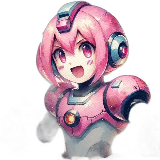 robot, weapon, staff, creature transparent PNG cut-out