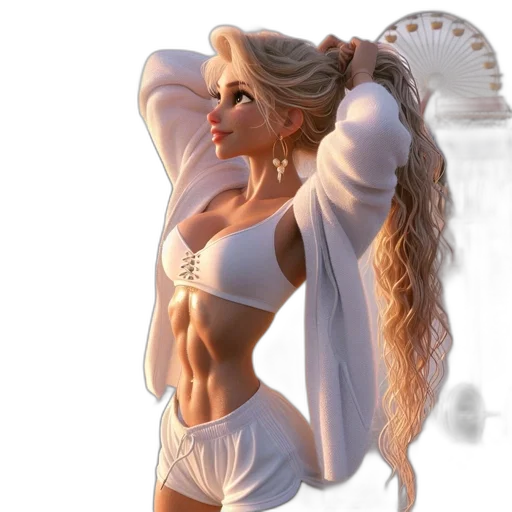 concept art, fantasy art, 3d render, photorealistic transparent PNG cut-out