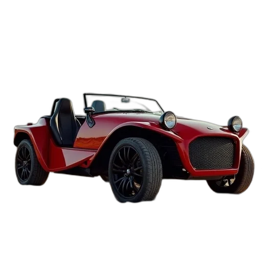 car, 3d render, slingster, only transparent PNG cut-out