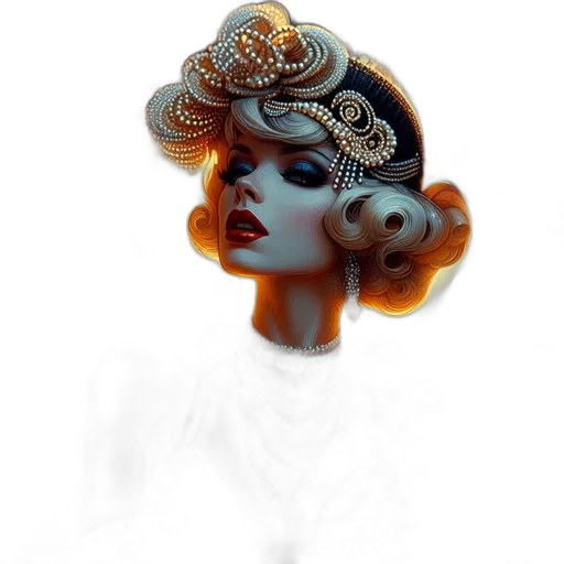 hat, crown, jewelry, mask transparent PNG cut-out