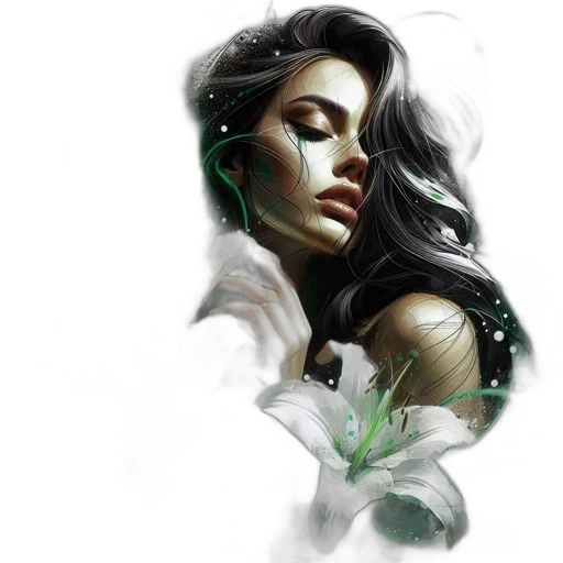 fantasy art, concept art, photorealistic, comic book art transparent PNG cut-out