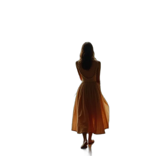 dress, staff, face, jewelry transparent PNG cut-out