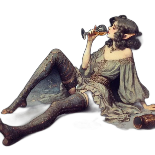 staff, dress, weapon, concept art transparent PNG cut-out