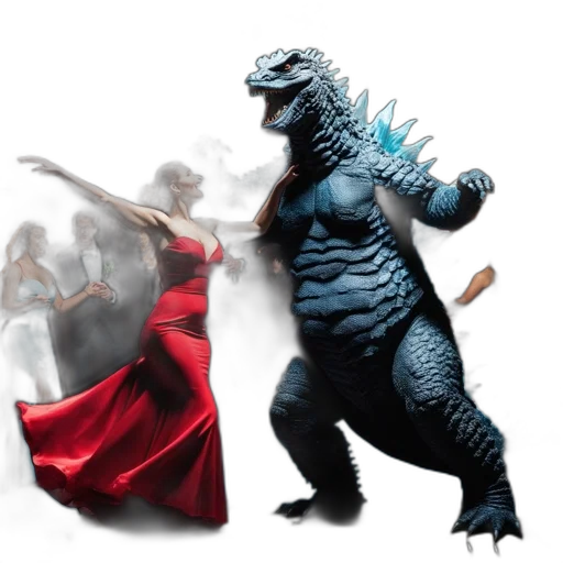 dragon, dress, creature, concept art transparent PNG cut-out