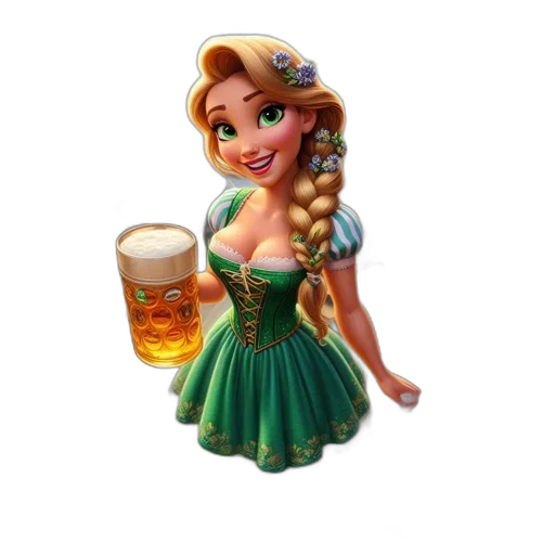 dress, bottle, 3d render, pixel art transparent PNG cut-out
