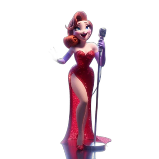 dress, 3d render, concept art, cartoon transparent PNG cut-out
