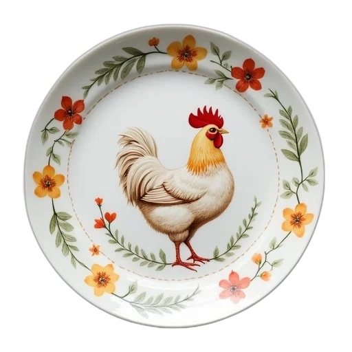 food, photorealistic, white, ceramic transparent PNG cut-out