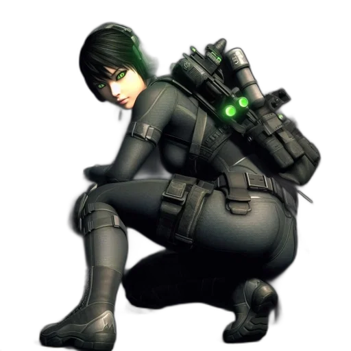 weapon, robot, jacket, concept art transparent PNG cut-out