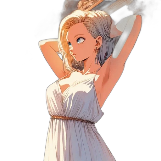 dress, staff, sword, weapon transparent PNG cut-out