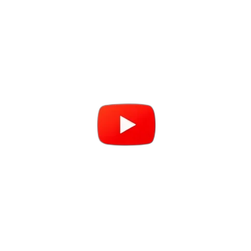 youtube, icon, displayed, top transparent PNG cut-out