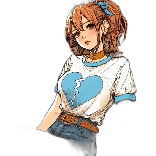 dress, staff, jacket, anime transparent PNG cut-out