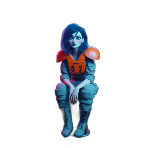 robot, creature, mask, dress transparent PNG cut-out