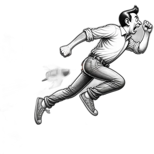 jacket, staff, concept art, comic book art transparent PNG cut-out