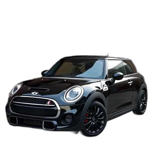 car, 3d render, photorealistic, black transparent PNG cut-out
