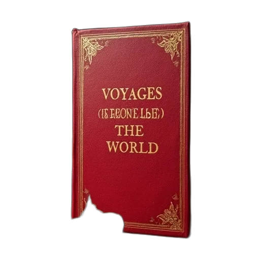 text, book, red, cover transparent PNG cut-out