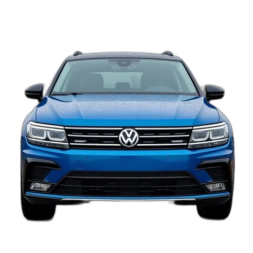 car, blue, volkswagen, tiguan transparent PNG cut-out
