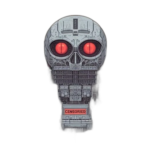 robot, mask, weapon, face transparent PNG cut-out