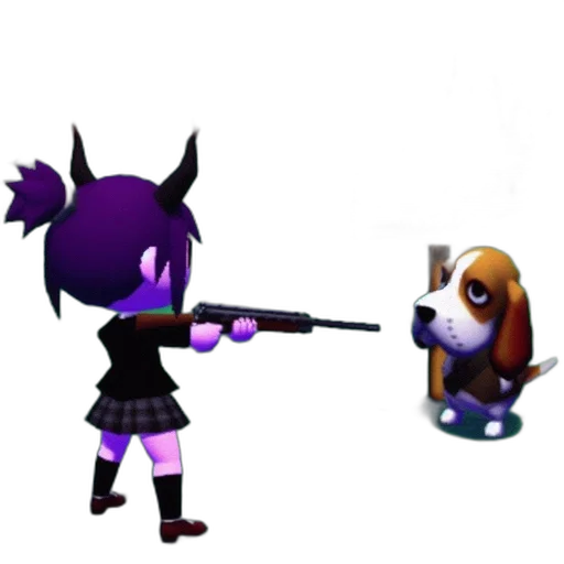 weapon, staff, animal, creature transparent PNG cut-out