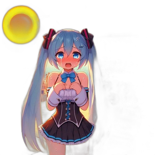 dress, staff, robot, weapon transparent PNG cut-out