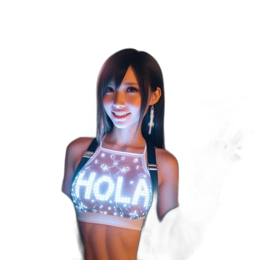 concept art, vaporwave, 3d render, pixel art transparent PNG cut-out