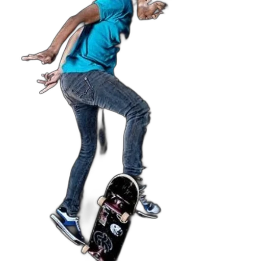 shoes, staff, robot, creature transparent PNG cut-out