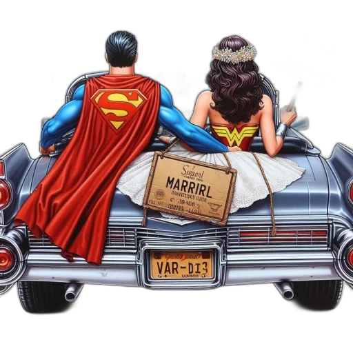 car, comic book art, concept art, photorealistic transparent PNG cut-out