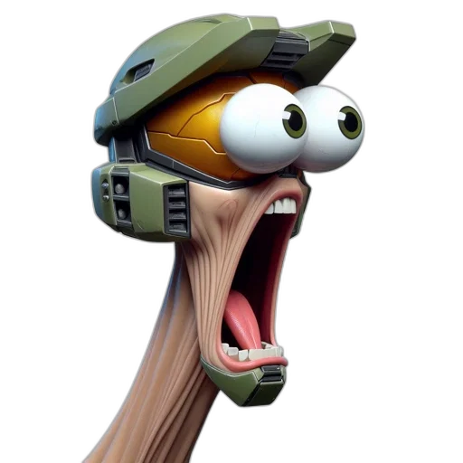 animal, creature, face, robot transparent PNG cut-out