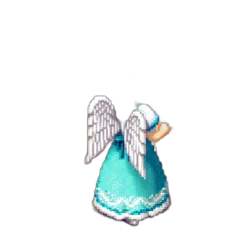 dress, staff, crown, jewelry transparent PNG cut-out