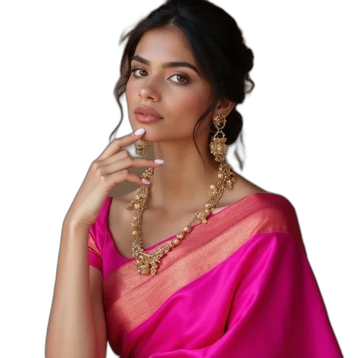 jewelry, dress, oil painting, photorealistic transparent PNG cut-out