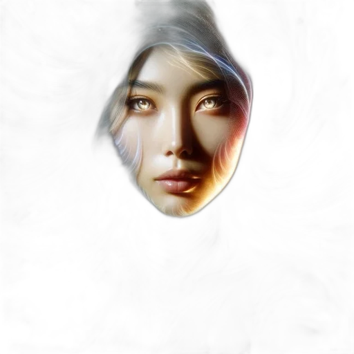 face, mask, robot, creature transparent PNG cut-out