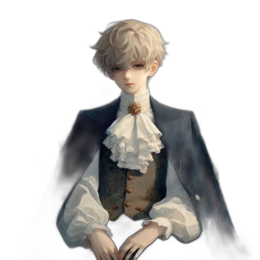 jacket, staff, mask, crown transparent PNG cut-out