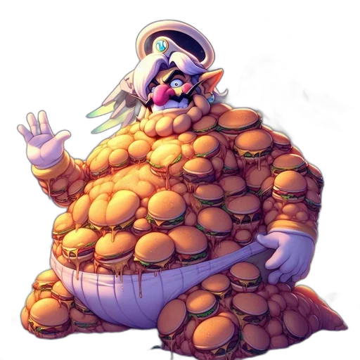 food, creature, concept art, pixel art transparent PNG cut-out
