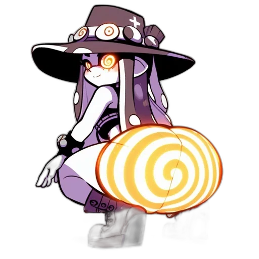 hat, staff, weapon, creature transparent PNG cut-out