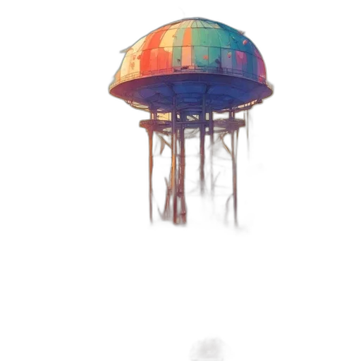 umbrella, hat, crown, robot transparent PNG cut-out