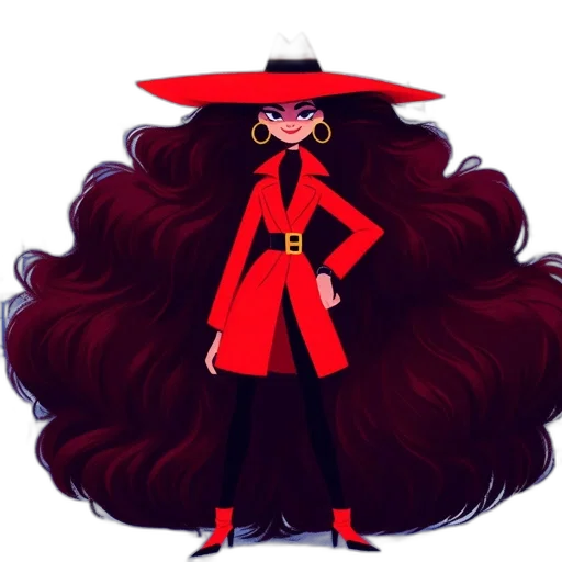 hair, hat, cartoon, concept art transparent PNG cut-out