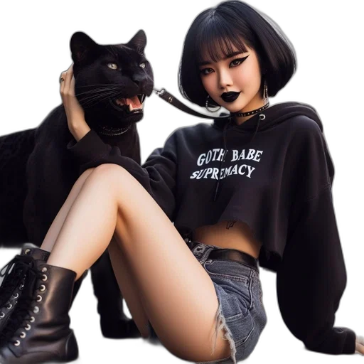 jacket, creature, animal, dress transparent PNG cut-out