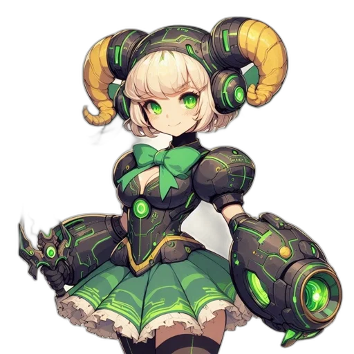 robot, weapon, staff, dragon transparent PNG cut-out