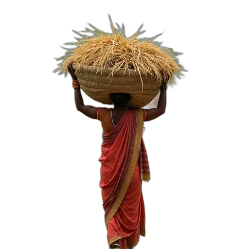 hat, mask, staff, hair transparent PNG cut-out