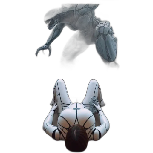 creature, dragon, robot, animal transparent PNG cut-out