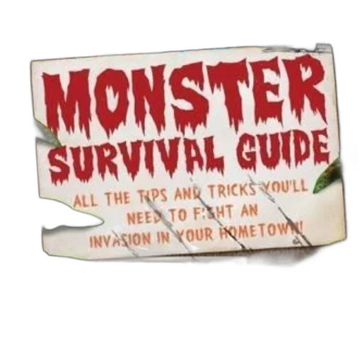 monster, survival, guide, all transparent PNG cut-out