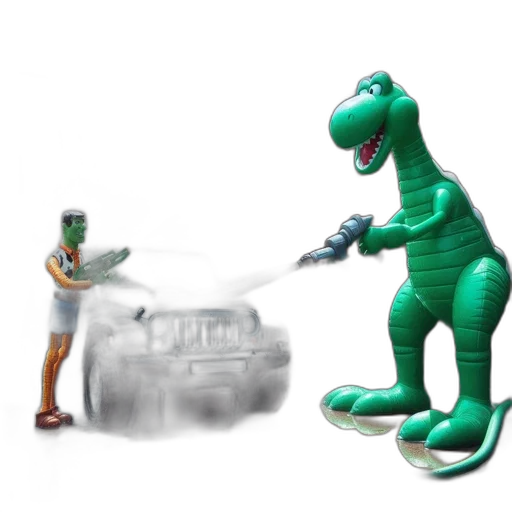 car, dragon, 3d render, concept art transparent PNG cut-out