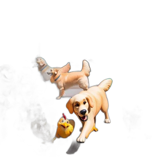 animal, concept art, pixel art, photorealistic transparent PNG cut-out