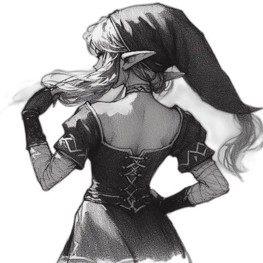 dress, mask, crown, staff transparent PNG cut-out