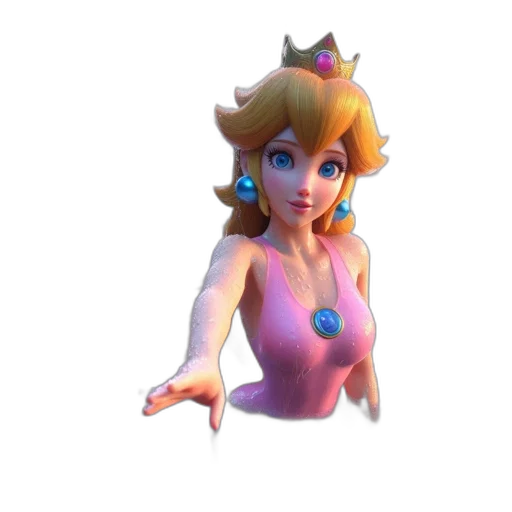 crown, dress, staff, weapon transparent PNG cut-out