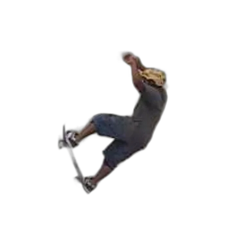 shoes, creature, hair, skateboarder transparent PNG cut-out